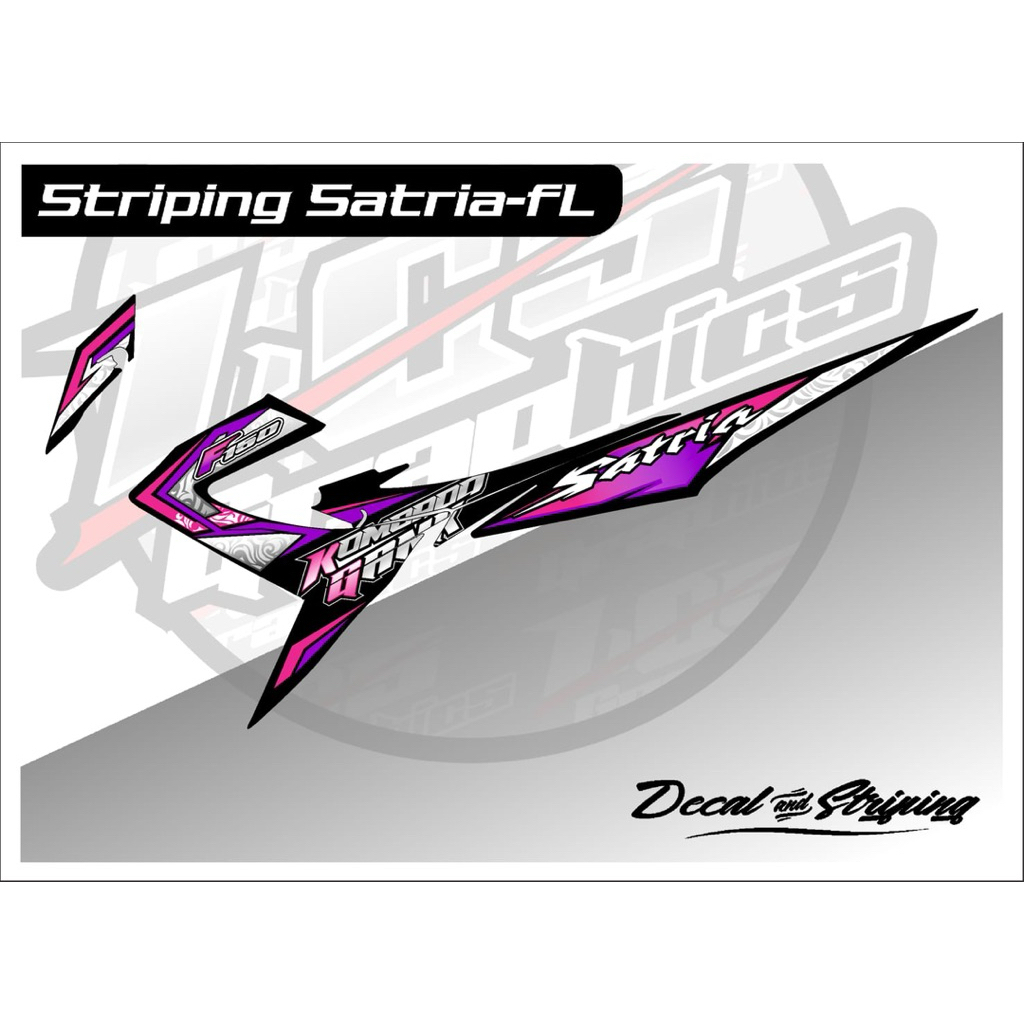striping satria fu fl / striping suzuki satria fu / setriping satria fu / setriping fu