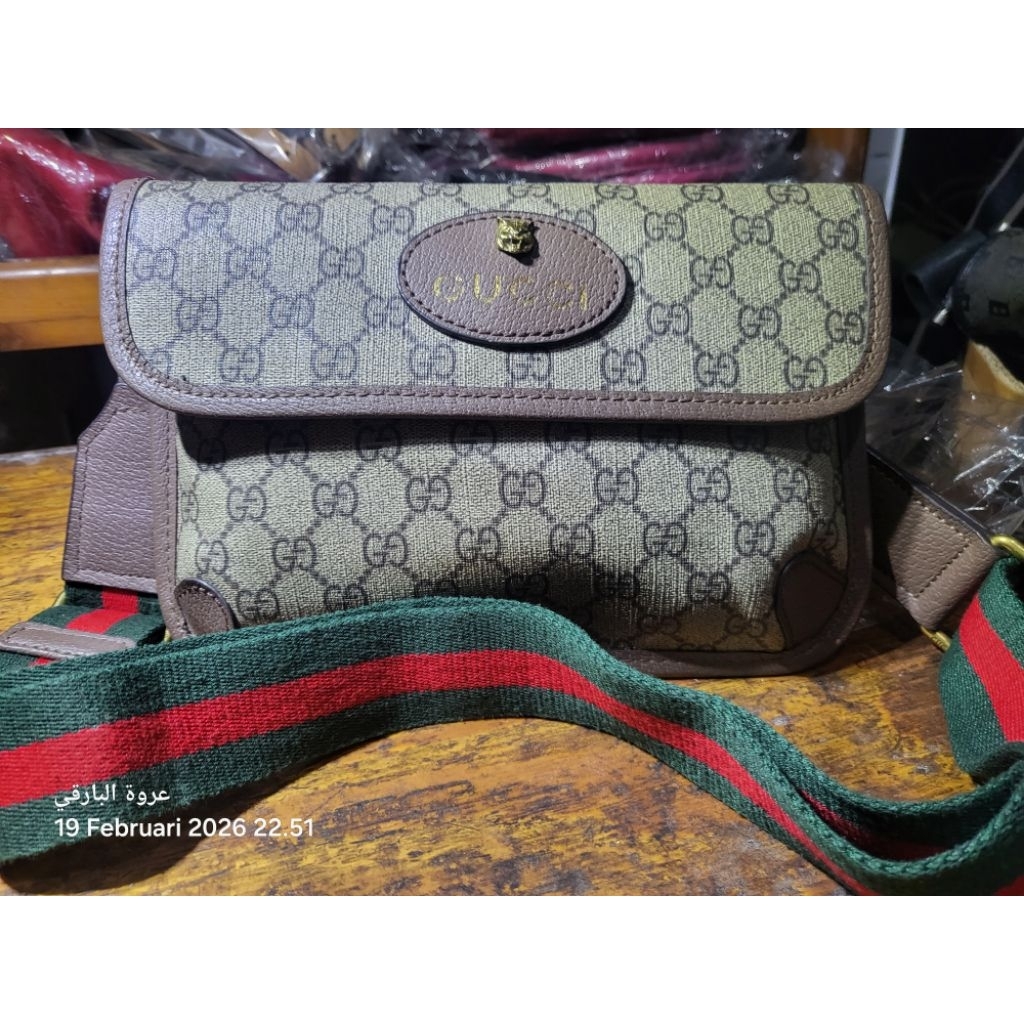 Guccong Neo Vintage GG Supreme Belt Bag (OB09)