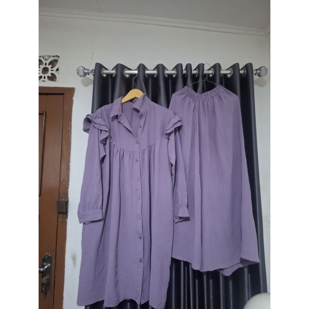 Set Tunik + Rok Lilac