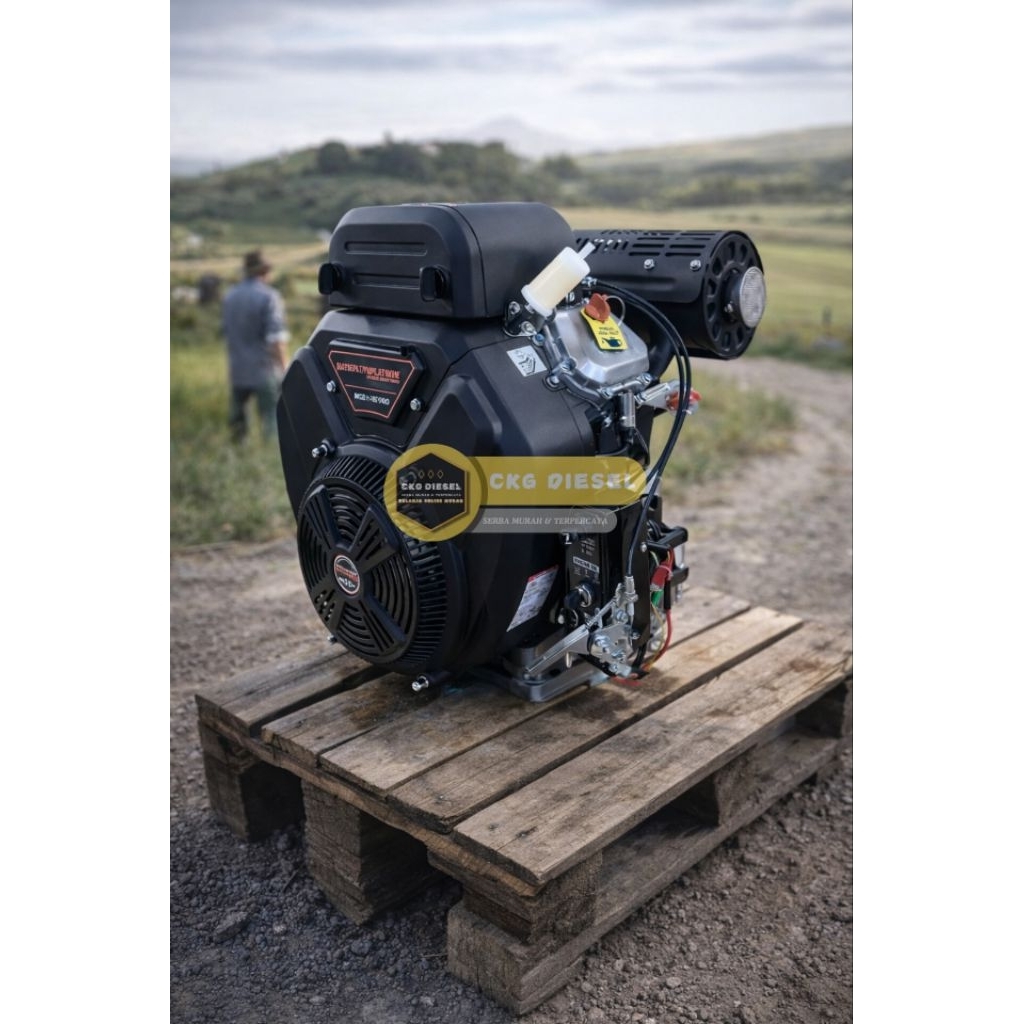 Mesin Penggerak Bensin Twin Engine Gasoline Matsumoto MGX-1000 VND / 35 HP Stater