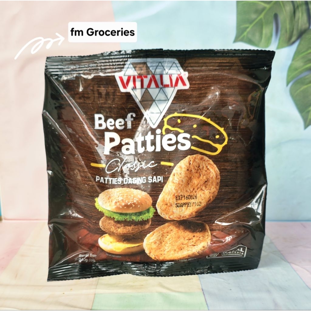 Beef Patties Burger classic Vitalia | Beef Burger