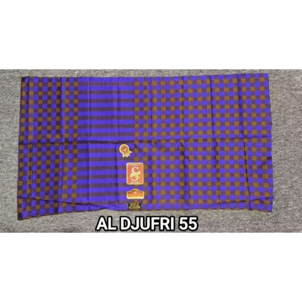 SARUNG AL DJUFRI KDT 555 FULL SUTERA MOTIF TERBARU Sutra Lembut nyaman