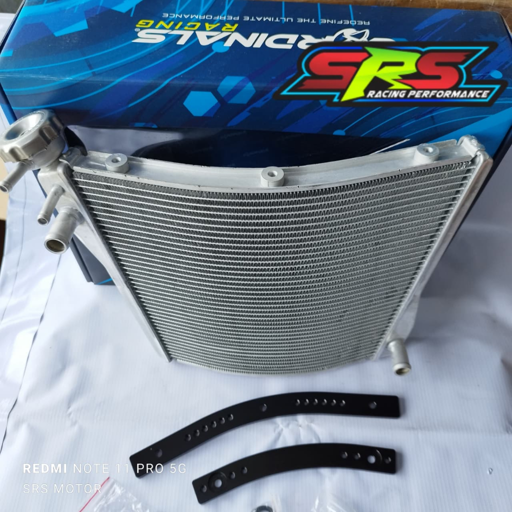 RADIATOR BIG MX KING / Y15ZR CURVE YAGONE CARDINALS V-SHAPE