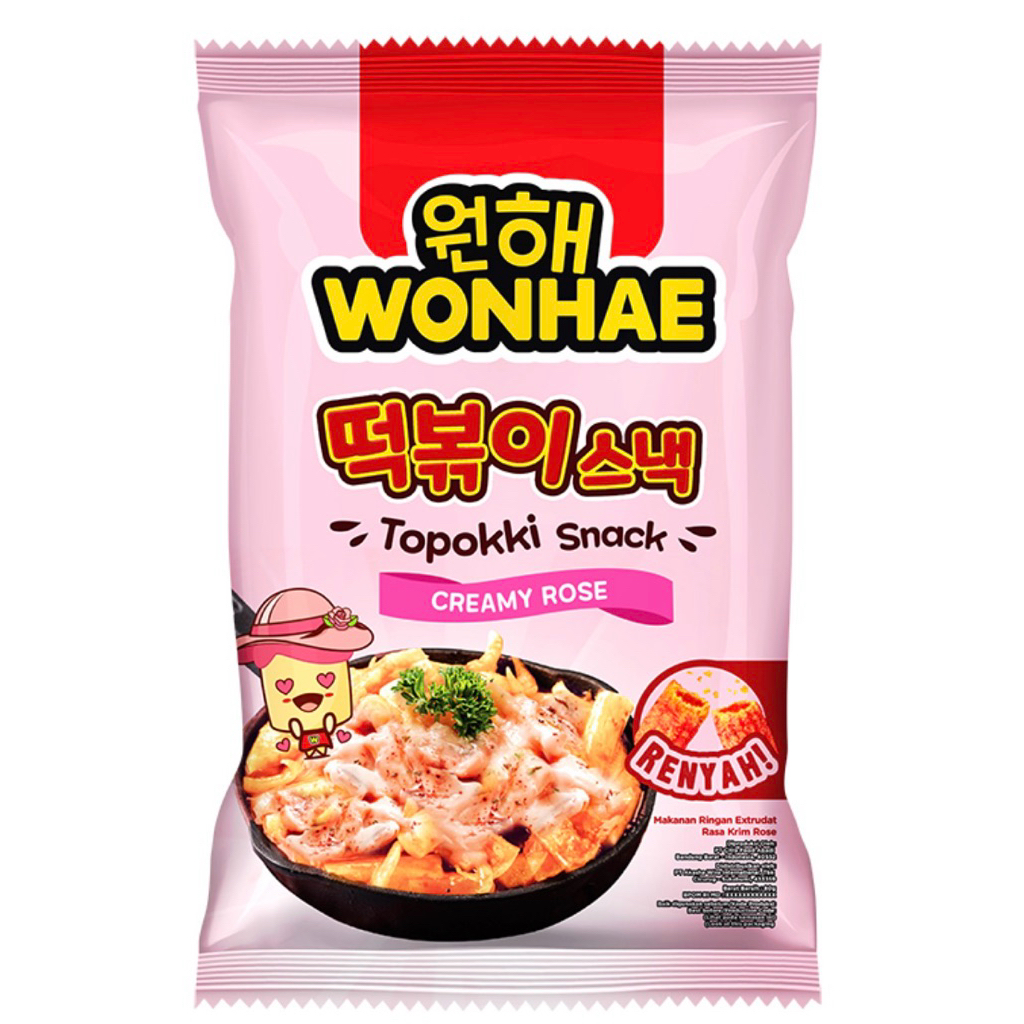 Wonhae Topokki Snack Creamy Rose