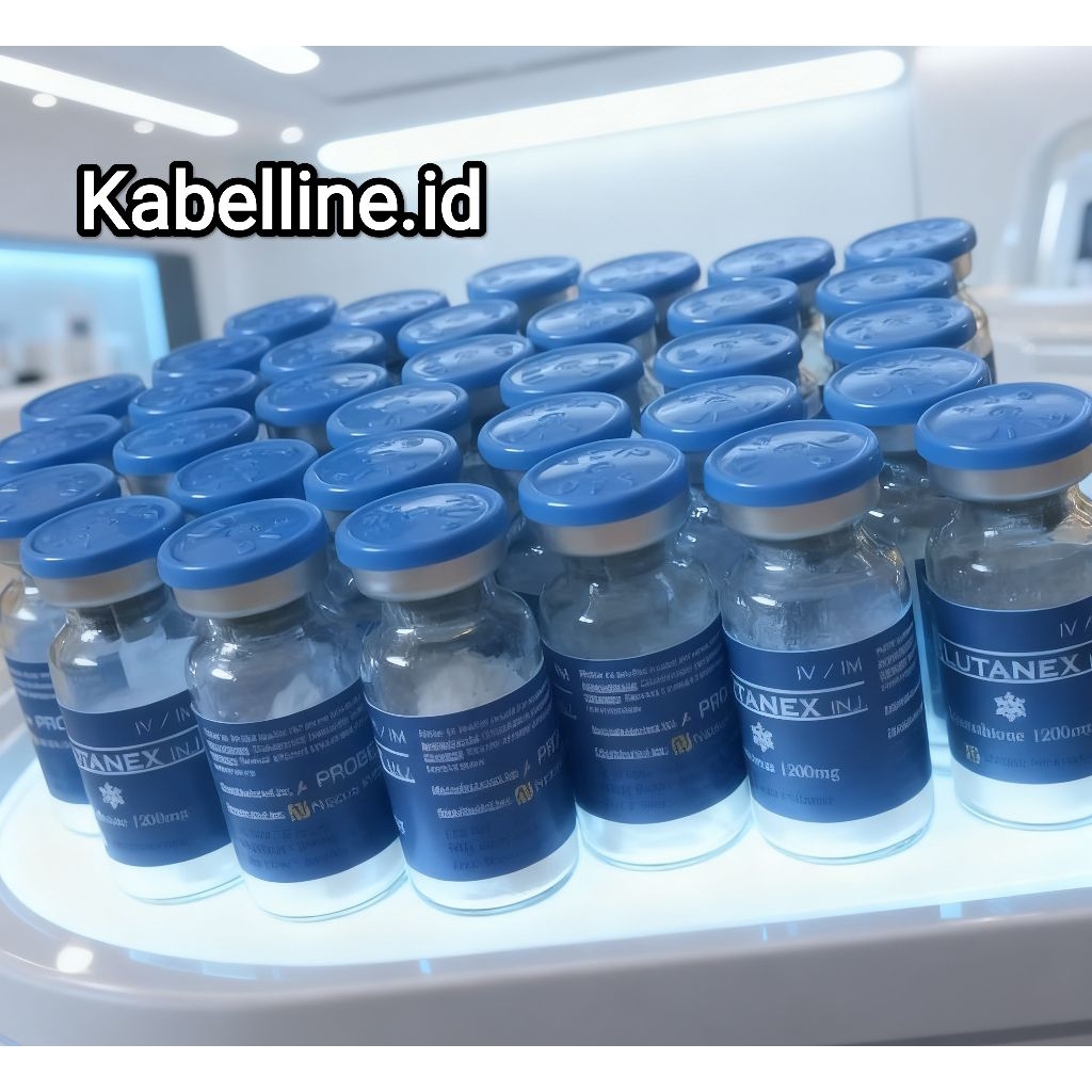 Glutanex 1200mg | glutathione 1200mg bubuk/ ecr per 1vial