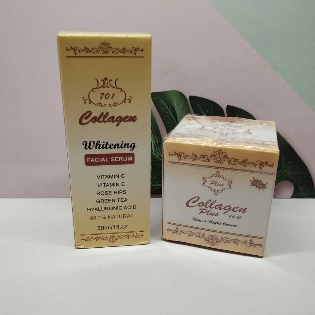 paket Collagen plus cream serum collagen 701