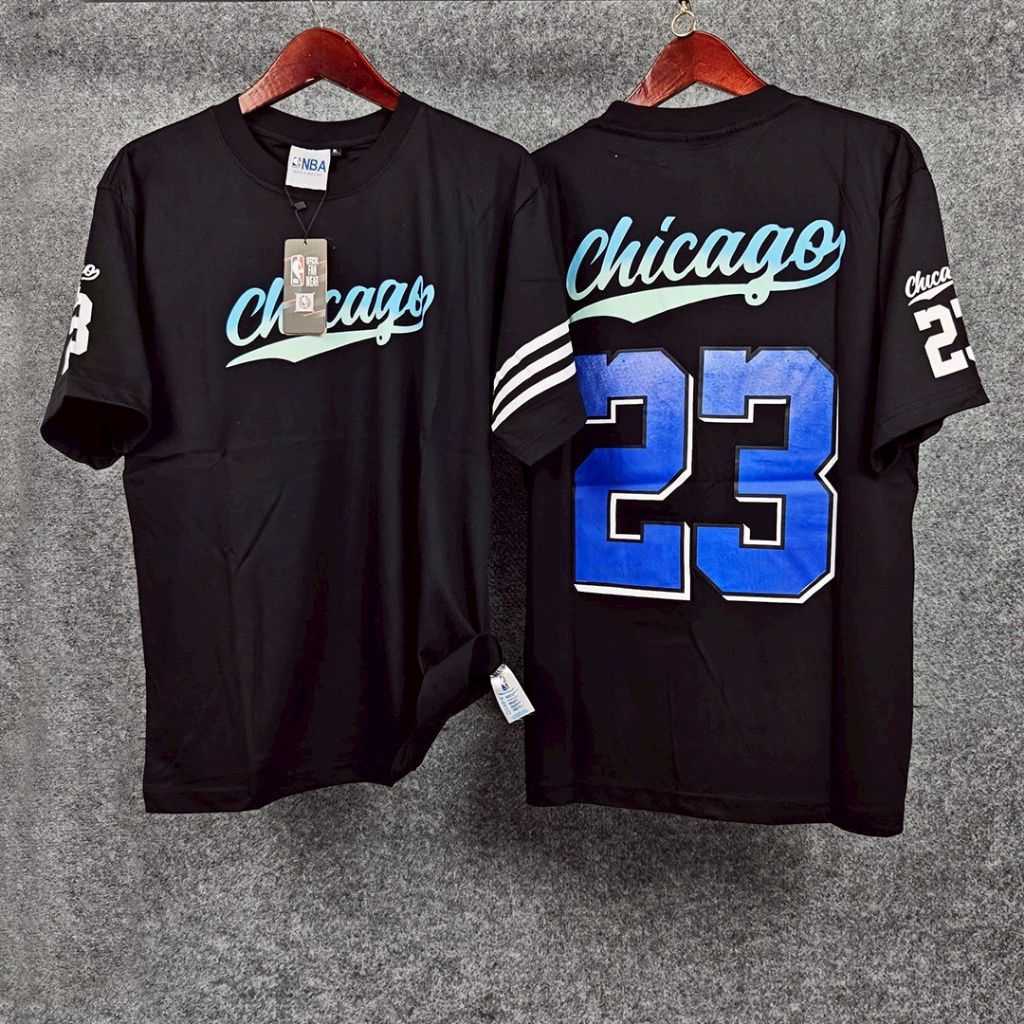 CHICAGO BULLS T-Shirt Branded Premium Kaos Distro Lengan Pendek 100% Cotton Combed 24S Bordir Aplika