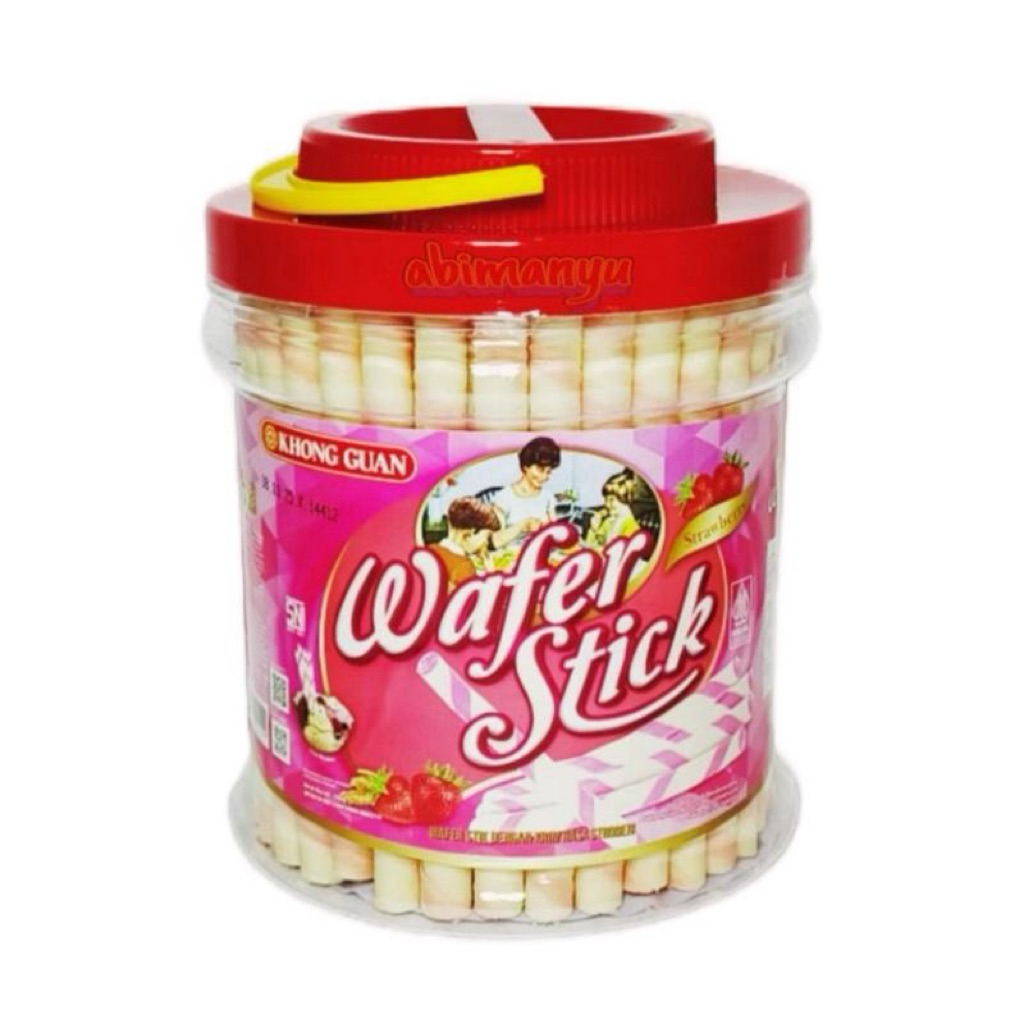 WAFER STICK ASTOR KHONG GUAN STRAWBERRY 500 GRAM