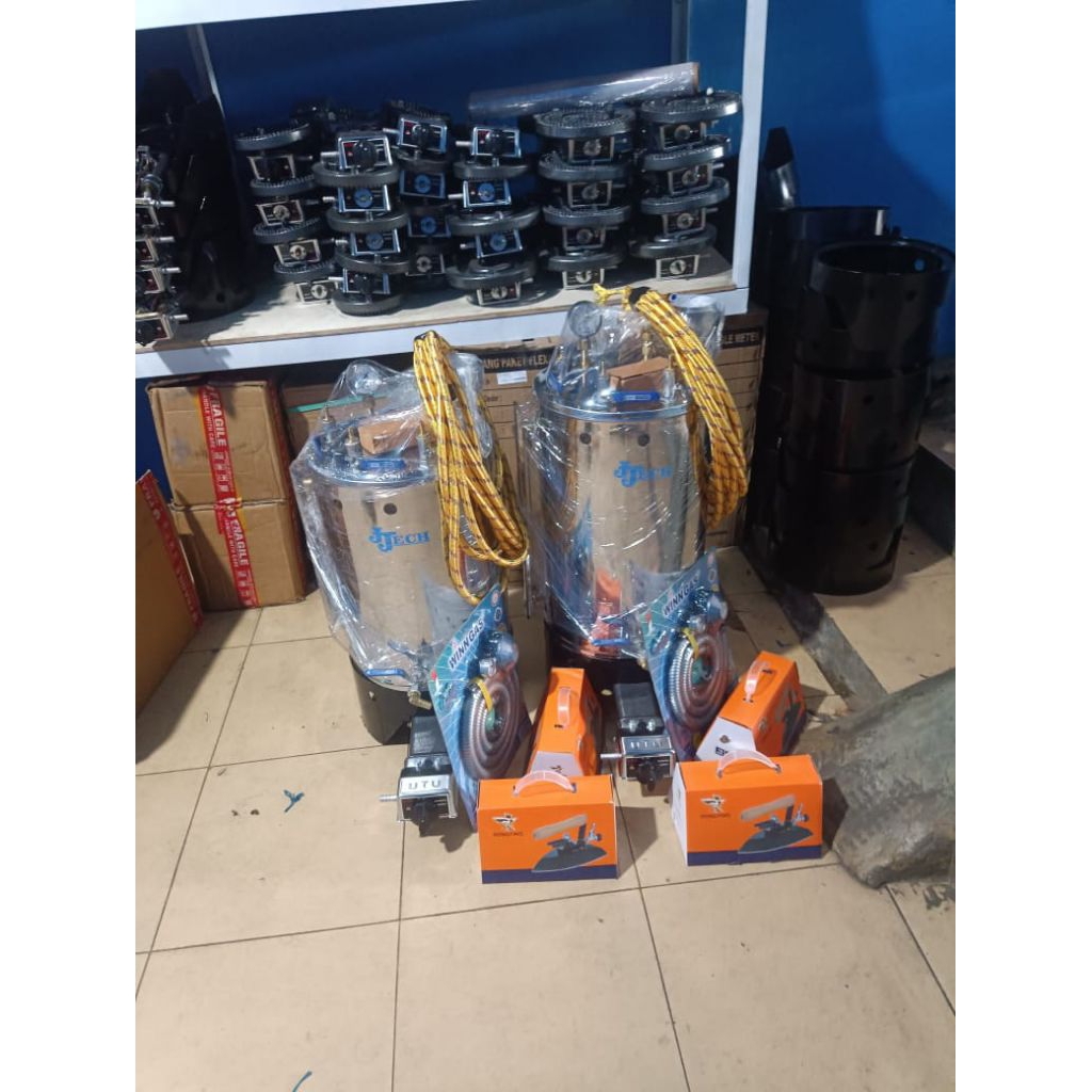 Setrika Uap Boiler 20 Liter Satu Set Komplit