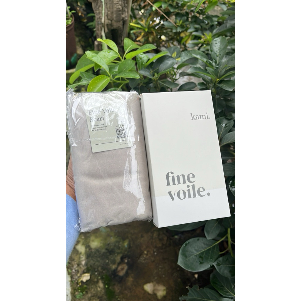 FINE VOILE SCARF KAMIIDEA