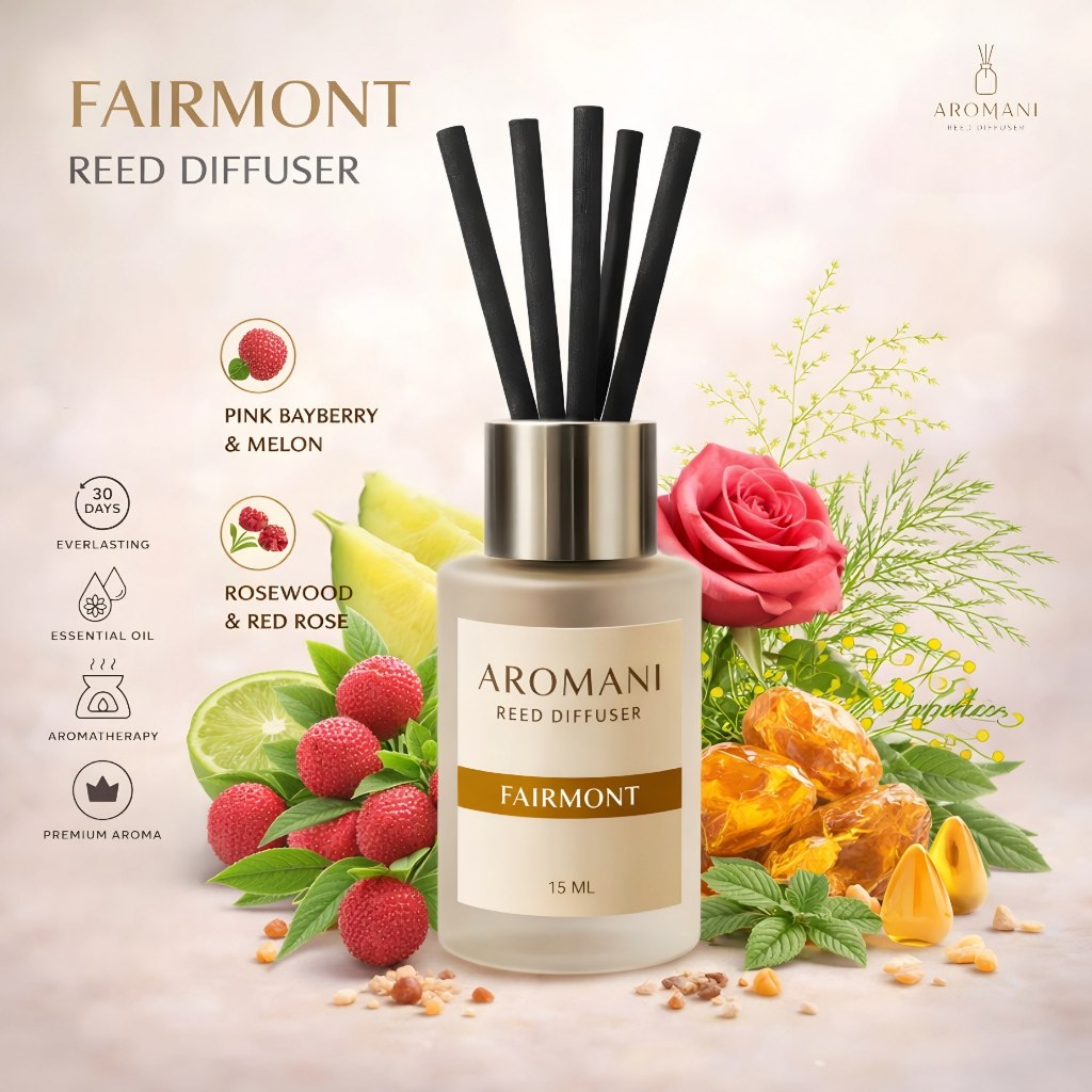 Aromani Scent FAIRMONT - Pengharum Ruangan | Pewangi Hotel Bintang 5 | Wangi Aromaterapy | Pewangi M