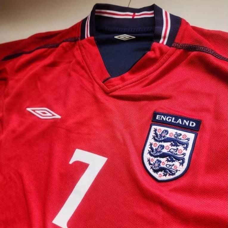 JERSEY ORIGINAL ENGLAND AWAY 2002 (BECKHAM)
