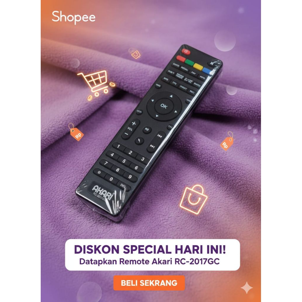 REMOTE TV LED LCD AKARI
