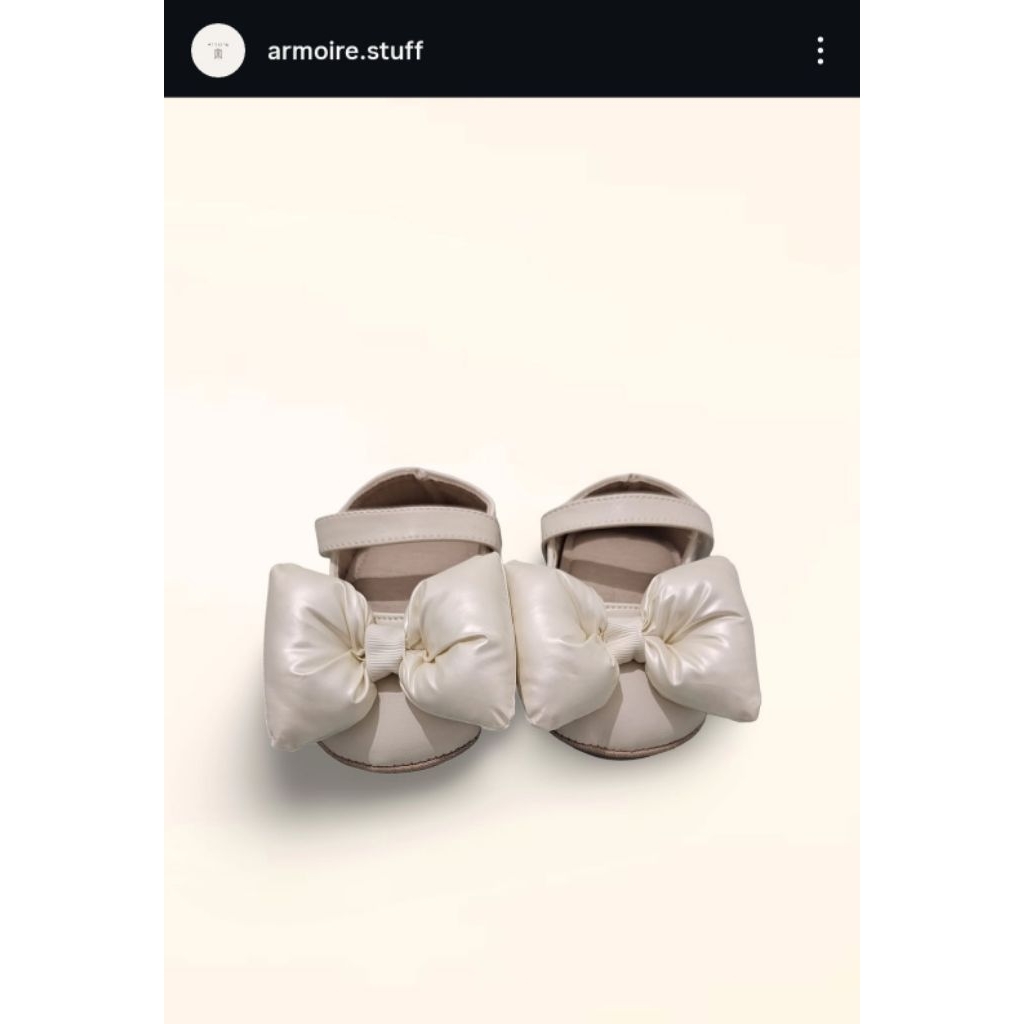 Baby Girl Shoes with ribbon