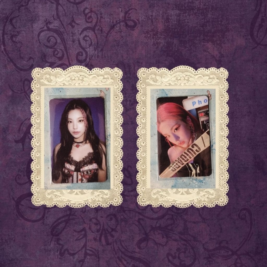 OFFICIAL PHOTOCARD YEJI CRAZY IN LOVE SPECIAL EDITION & GUESS WHO