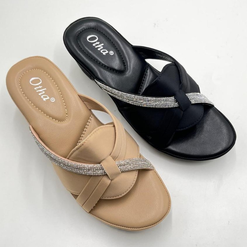 Otha Shoes - Wedges Sandal Wanita - H1310 OWK Tinggi HAK  -+ 5CM