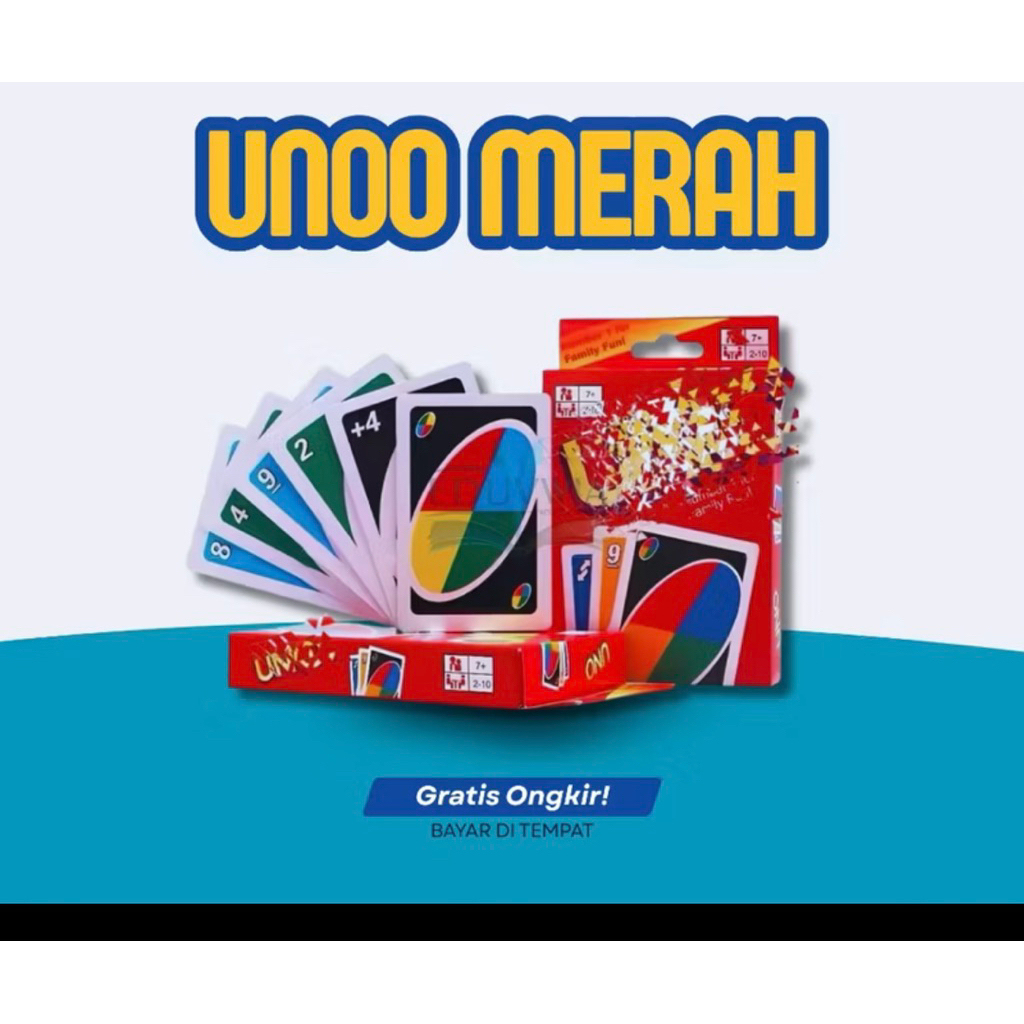 Kartu Permainan UNO Card Game Mainan Kartu Keluarga Seru Permainan Anak dan Dewasa