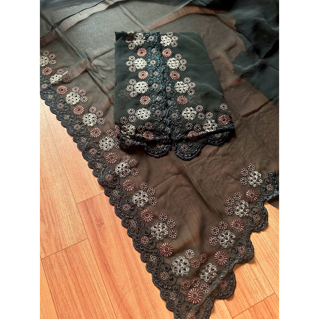 KAIN KEBAYA BORDIR SIFON CREPE