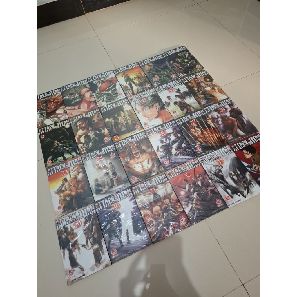 preloved buku komik attack on titan BACA DESKRIPSI