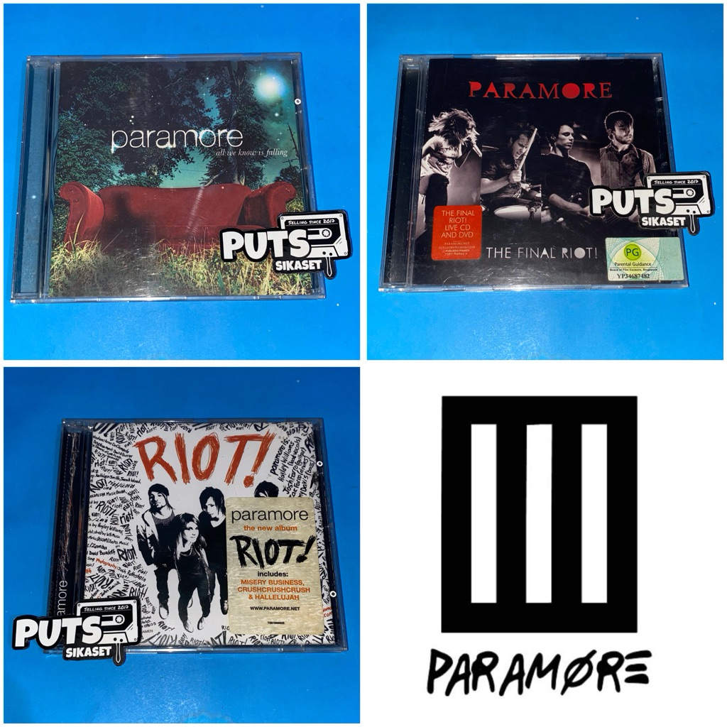 CD Musik Paramore ORIGINAL - Berbagai Macam Album