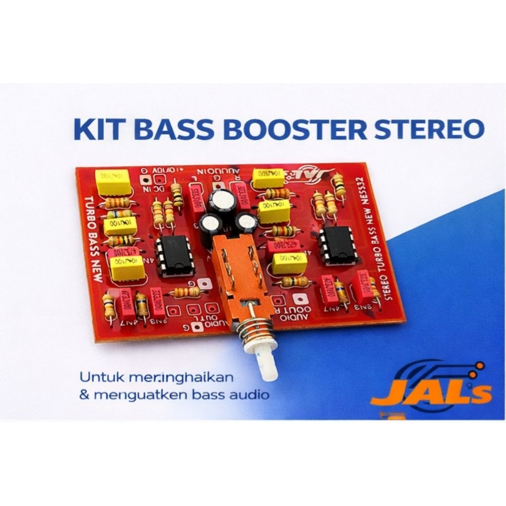 KIT TURBO BASS STEREO NE5532 – BASS BOOSTER AUDIO JALS ELEKTRONIK