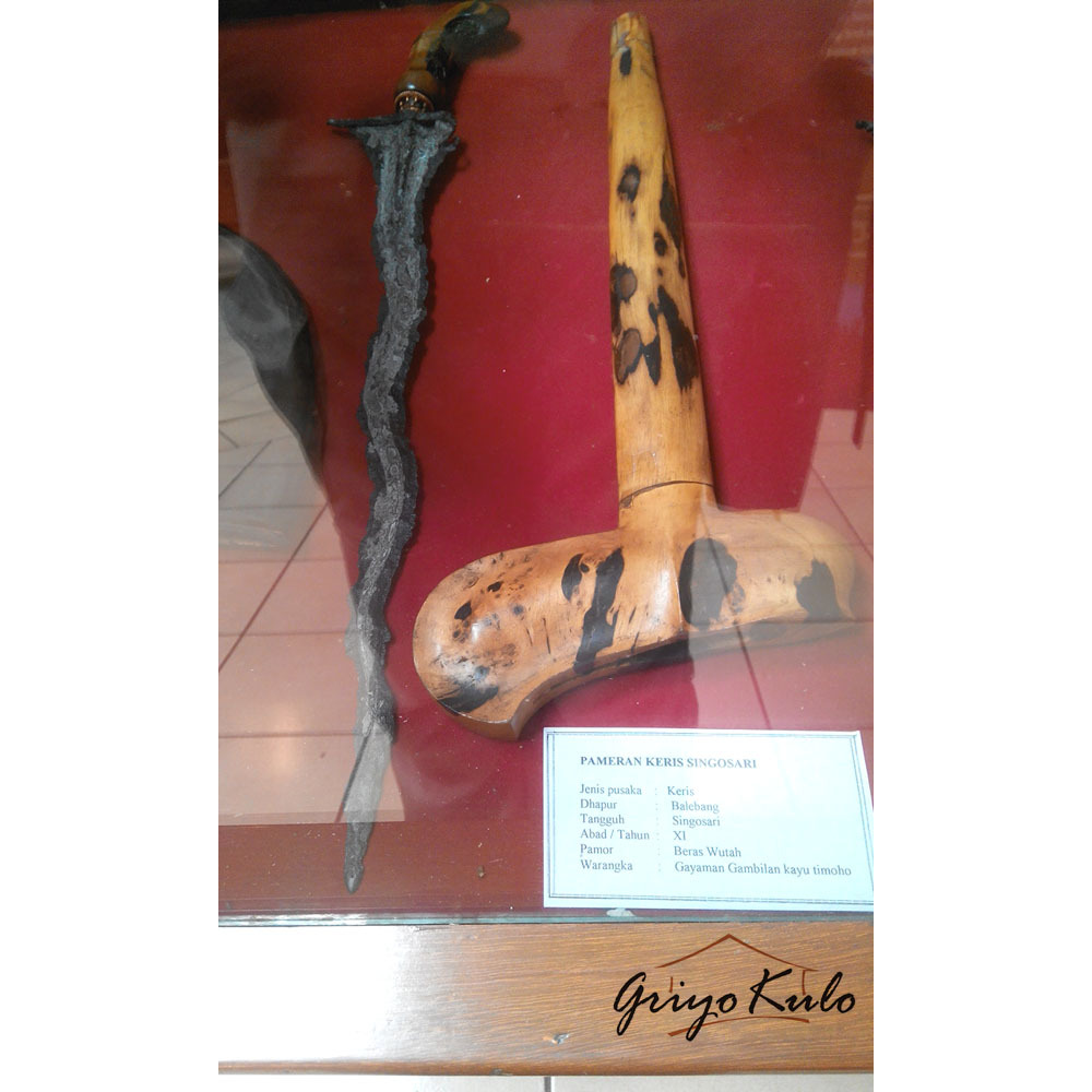 Keris Singosari Balebang Pernah Dipamerkan dalam Pameran keris Singosari 17-31 Desember 2016 Museum 