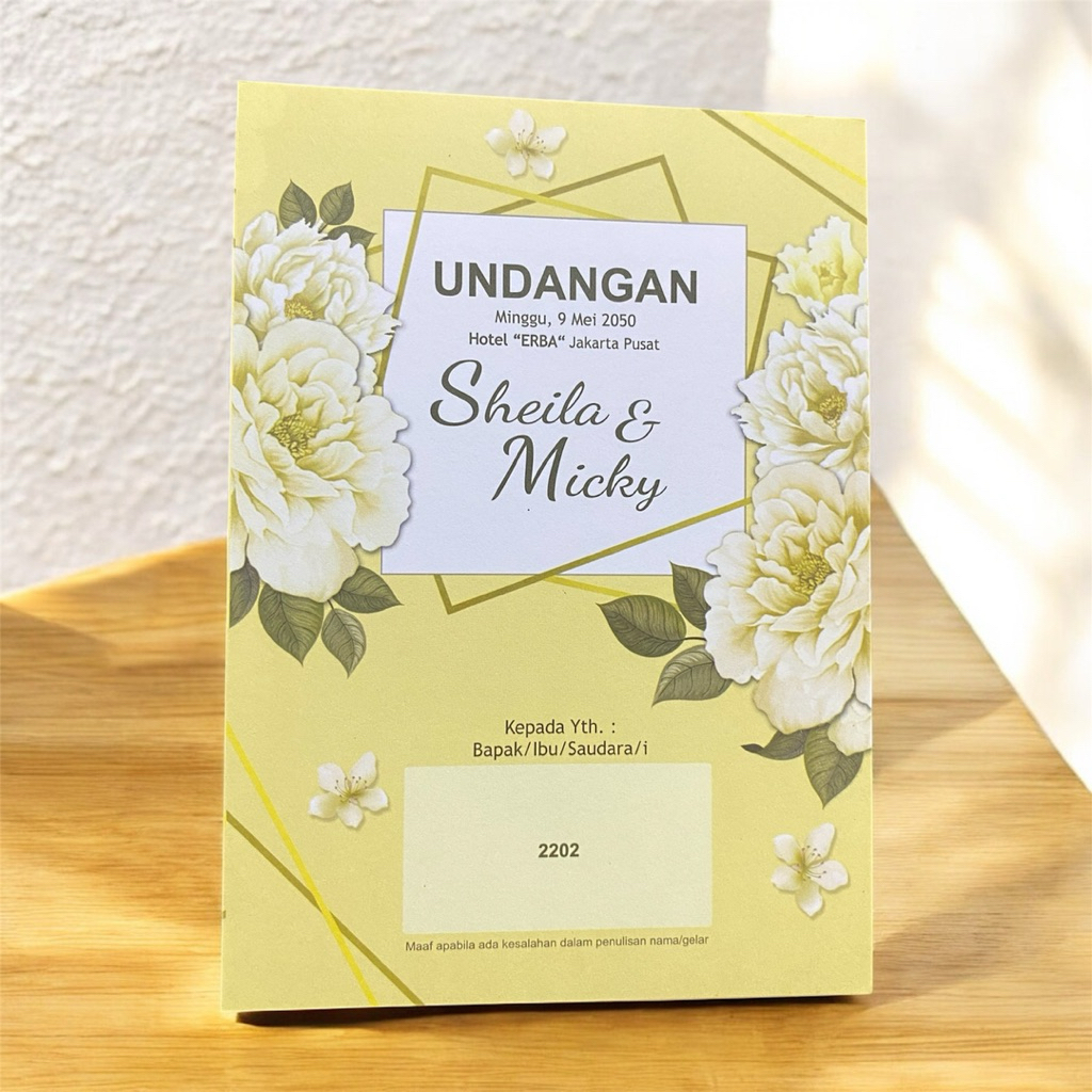 Blangko Undangan Erba 2202 Undangan Tanpa Teks (gratis File setting)