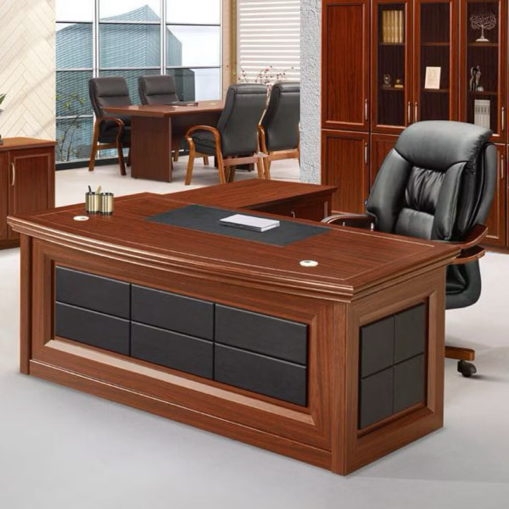 Meja Kantor Minimalis Terlaris Kayu Jati Meja Kerja Leter L Modern Terbaik