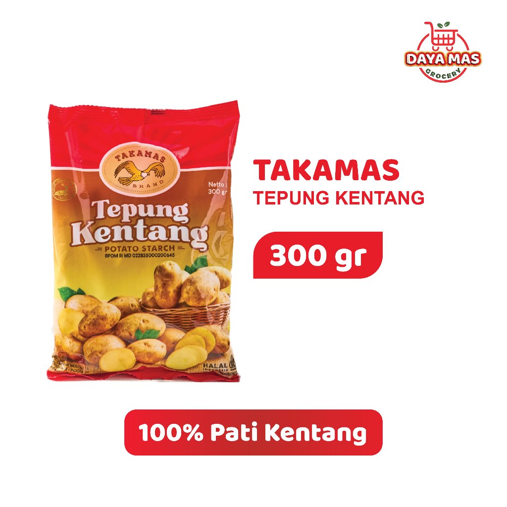 Tepung Kentang Takamas | Pati Kentang | Tepung Kentang Uk 300 gr