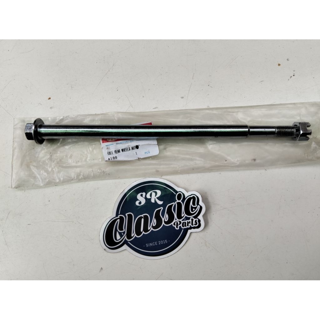 as roda belakang plus mur Suzuki rc80 rc100 a100