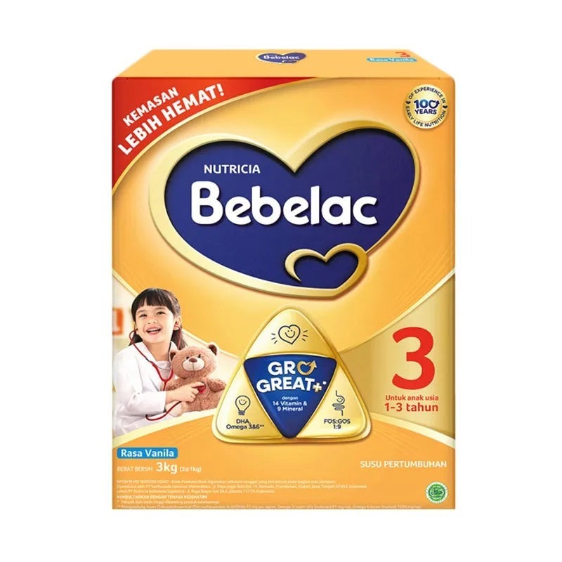 BEBELAC 3 RASA VANILA 200GR