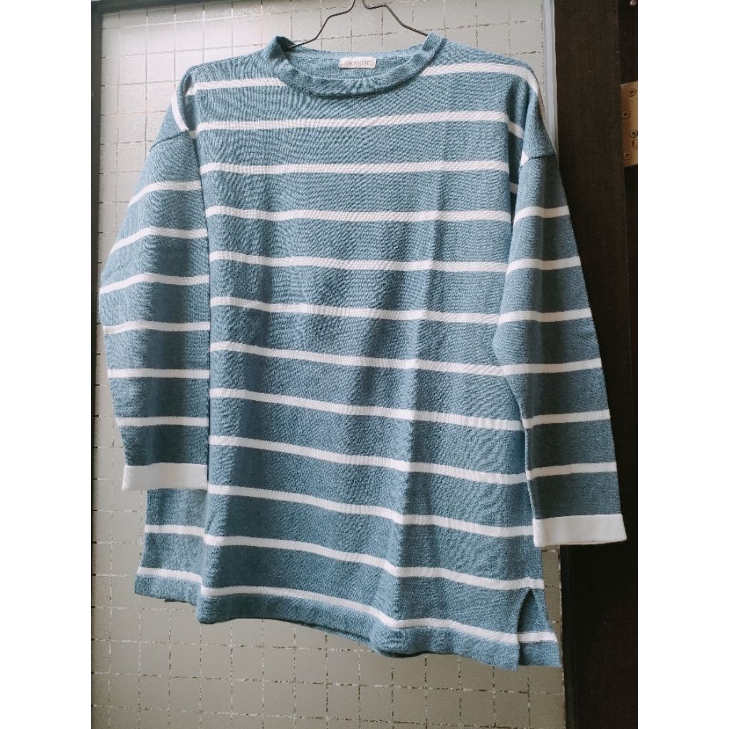 Mahara kaos knit denim preloved