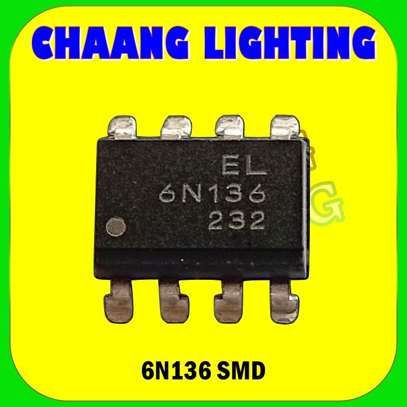 6N136 SMD IC EL6N136 SMD-8 A6N136 EL 6N136 OPTOCOUPLER 6N136 SMD 8PIN