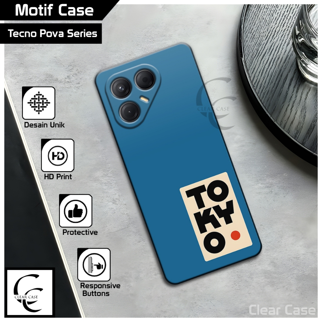 Casing Tecno Pova 7 4G 7 5G  7 Ultra 5G Tecno Pova 6 6 Pro Tecno Pova 5 5 Pro Tecno Pova 4 & 4 Pro T