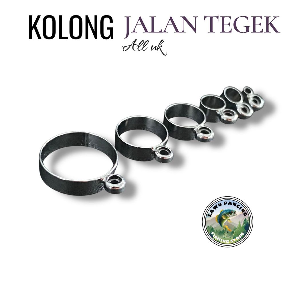 Ring Kolong Jalan Ring Guide Cincin Stainless Steel Kolongan untuk joran pancing tegek