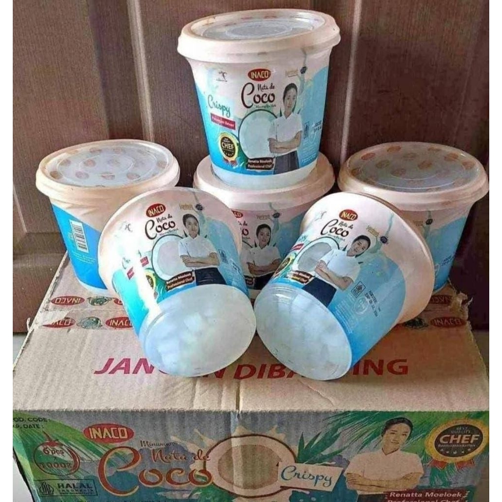 Inaco Nata de Coco Kemasan 1Kg Nata de Coco Inaco