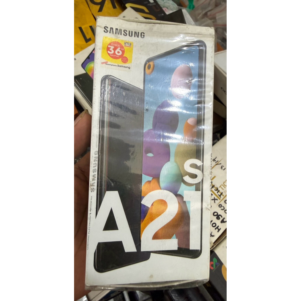 dus box kotak samsung A21S/A217F original copotan
