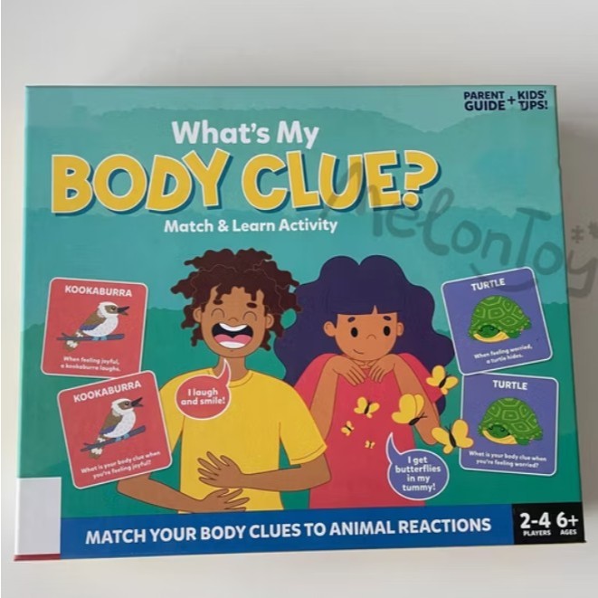 What's My Body Clue Match Learn Activity Fun Matching Game Playing Card Game Printing for Early Educ