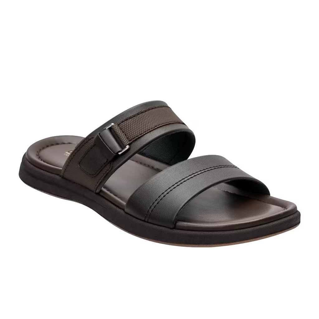 Sandal Slop Kulit Pria Sandal Slop Ban Dua Homyped MARLON 02 Terbaru