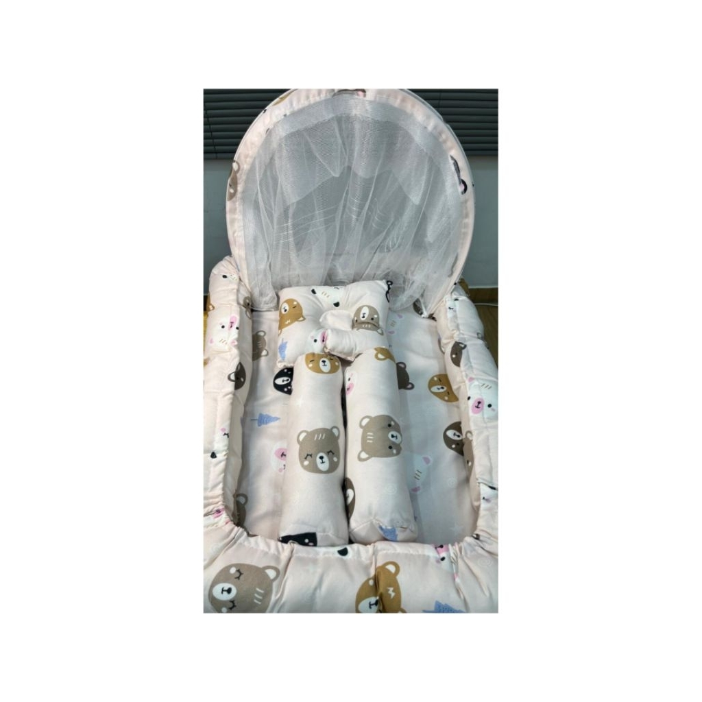 Set Kasur Bayi Kelambu Lepas Pasang