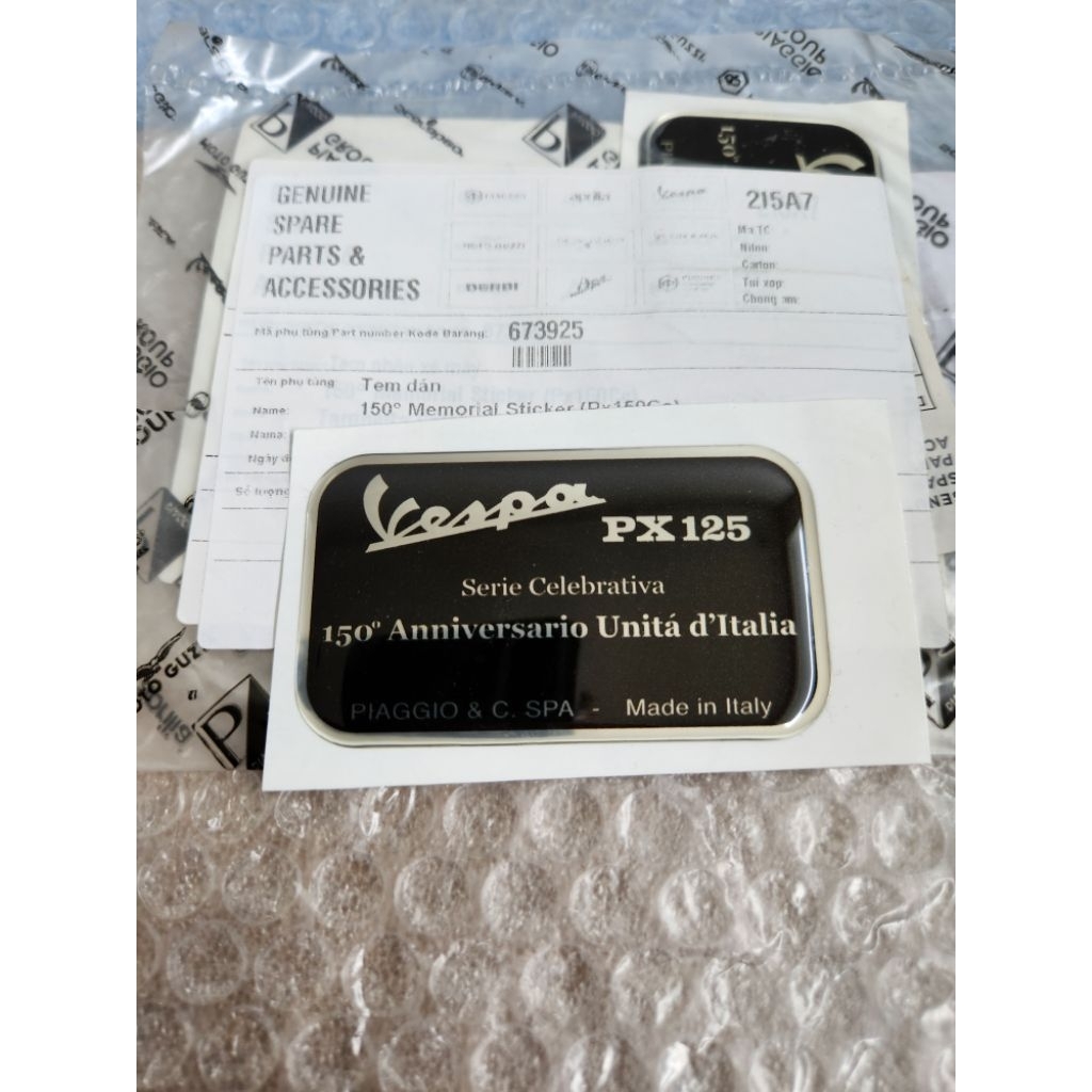 Emblem Body Vespa New PX Original