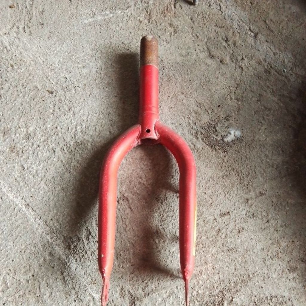 FORK SEPEDA LIPAT UKURAN 16 in Os drat model cakram