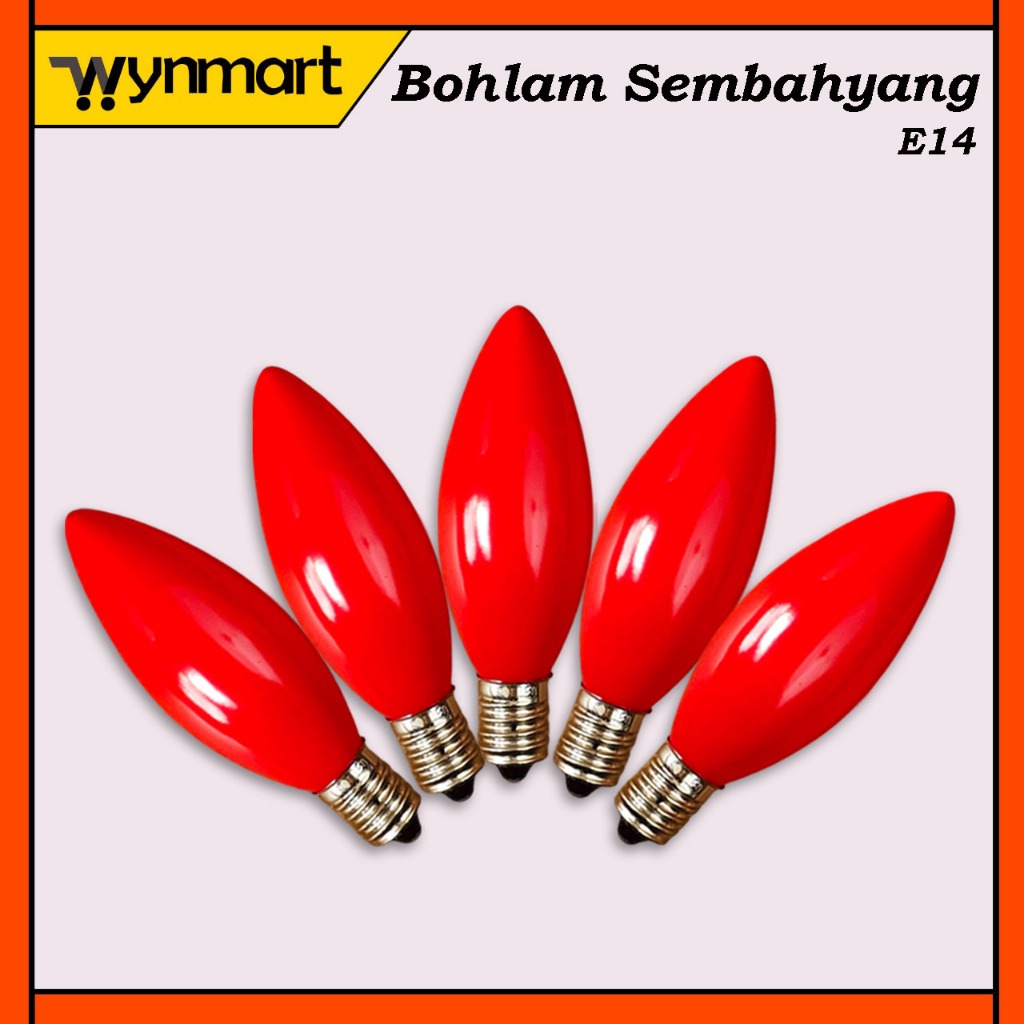 Bohlam Lampu Lilin Sembahyang E14