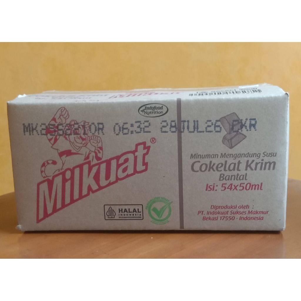 Susu Milkuat bantal 50ml isi 54pcs varian rasa coklat /stroberi