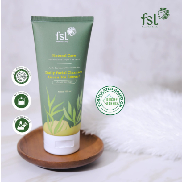 Facial Cleanser Collagen untuk Kulit Kenyal – FSL Daily Facial Cleanser