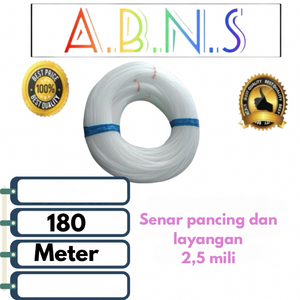 SENAR PANCING 2,5MM 180 METER / SENAR KILOAN / SENAR LAYANGAN BESAR / SENAR LAYANG LAYANG / SENAR BE