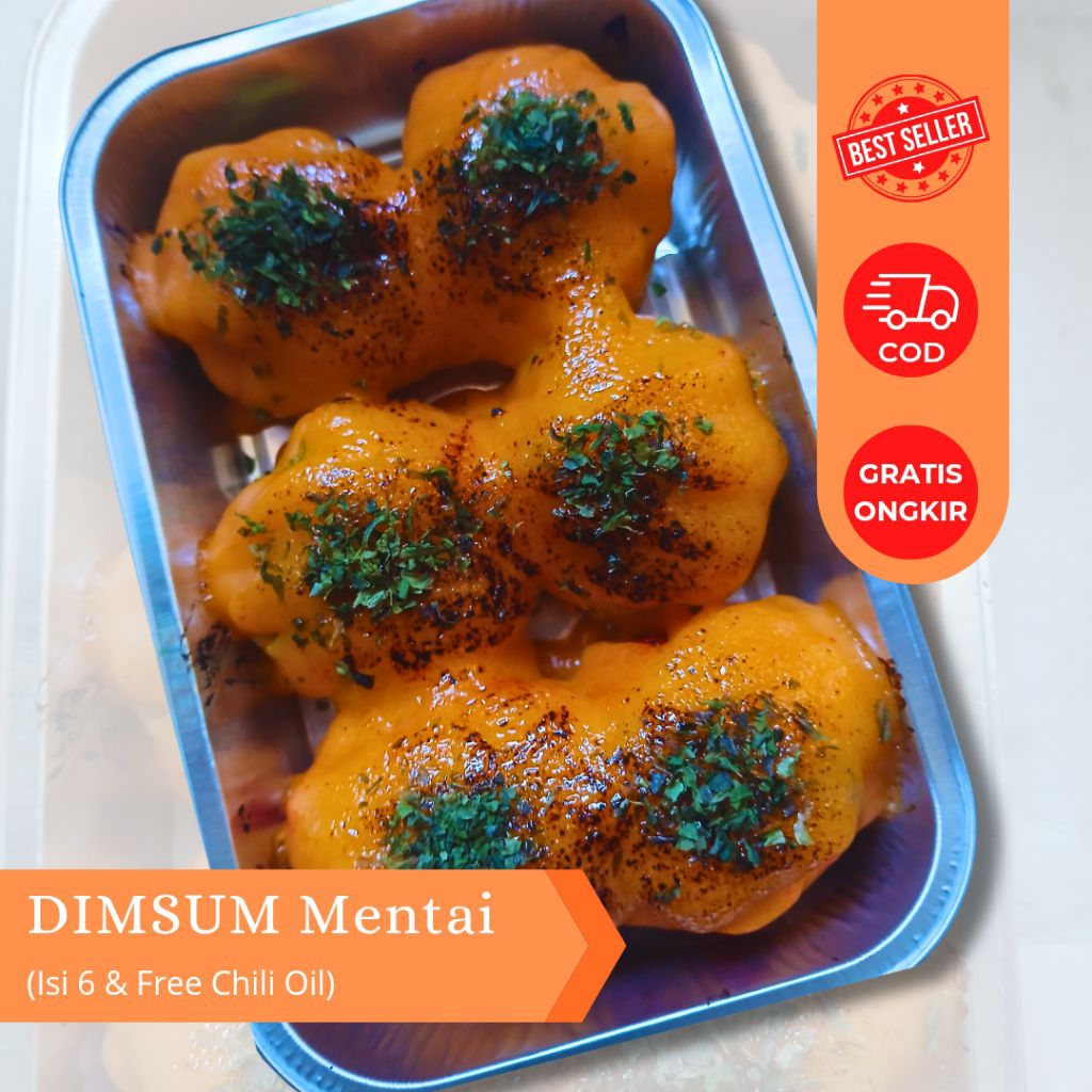 Dimsum Mentai Tobiko dengan Saus Mentai Tobiko Asli