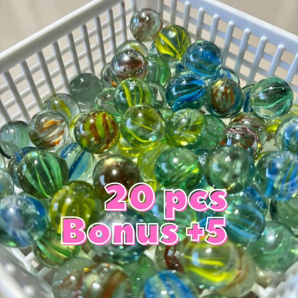 20+5 KELERENG MARBLE MATA KUCING