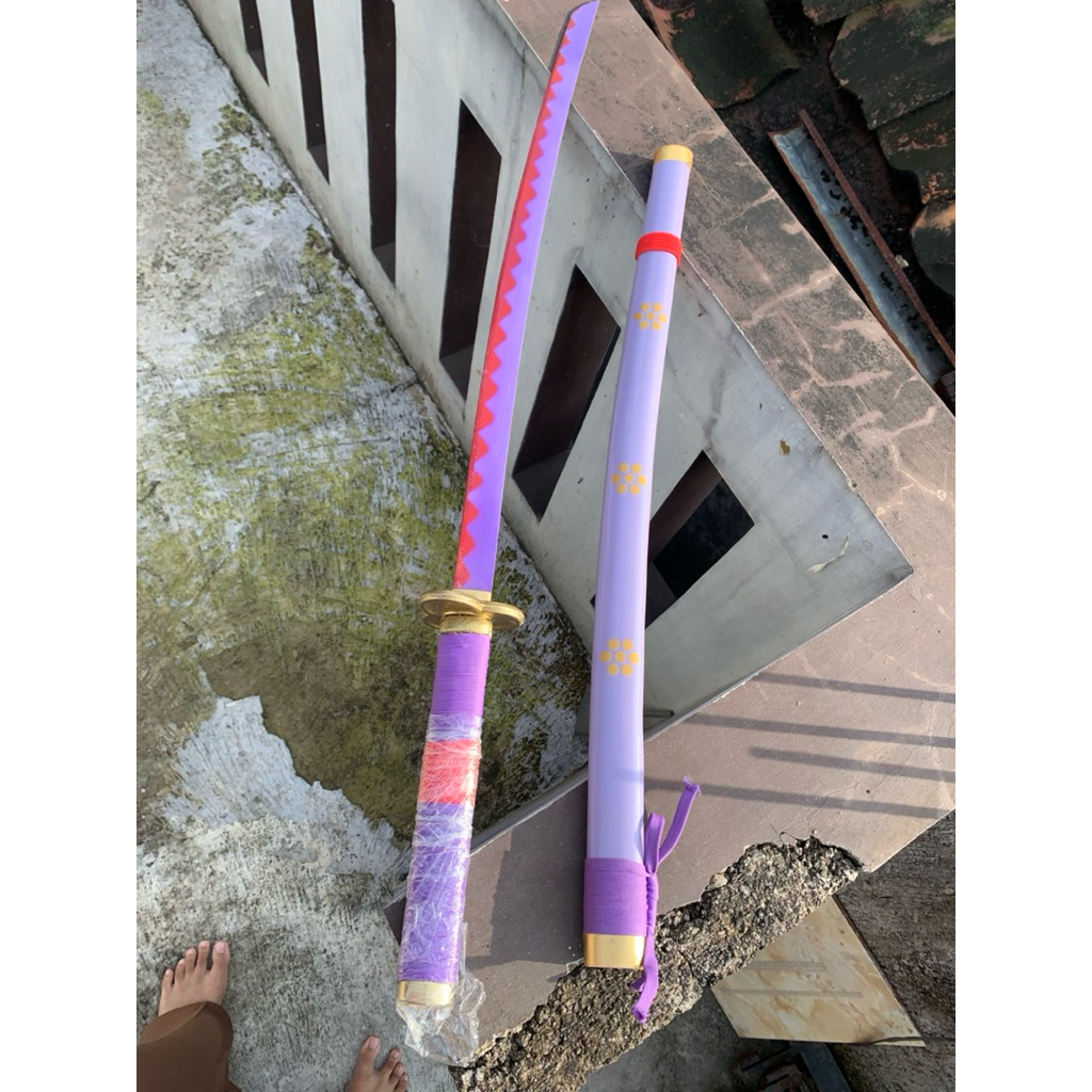 Sarung Kayu Roronoa Enma Anime One Piece Cosplay