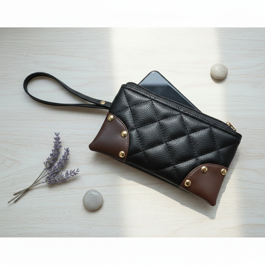 Taslowbudget - Dompet Wanita Centang | Dompet Hp Wanita | Dompet Uang dan Koin | Dompet Wanita Murah